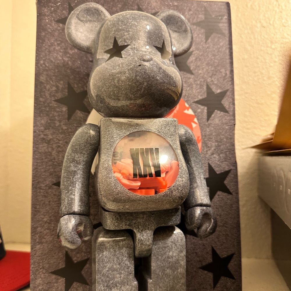 Bearbrick x atmos x staple 400% & 100%